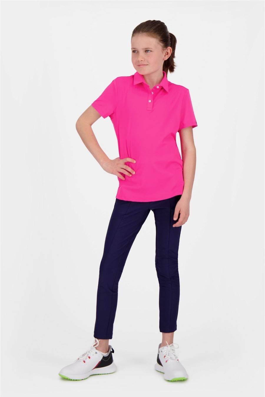 Bekleidung KJUS Polo | Kjus - Girls Polo Self Collar S/S