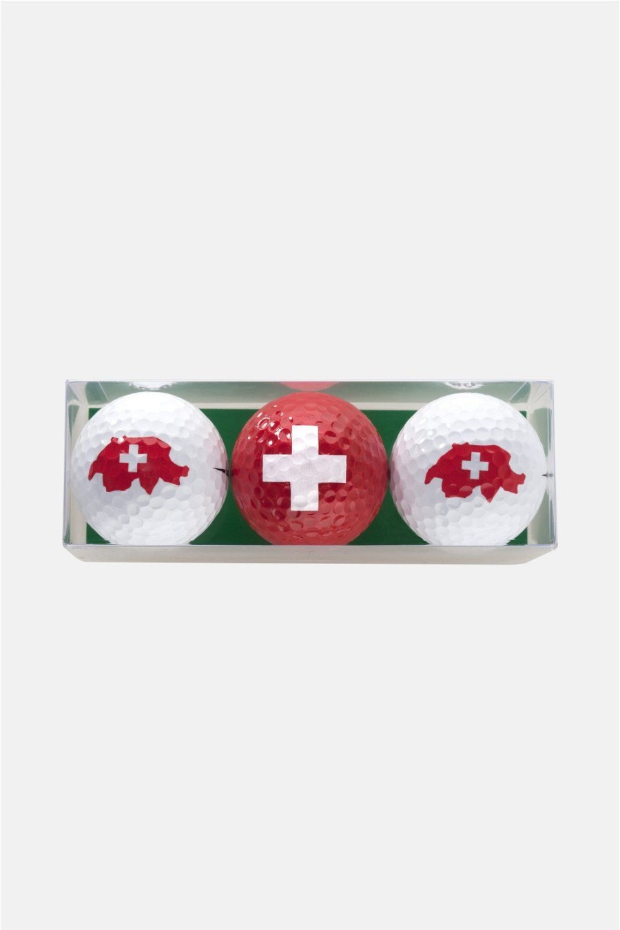 Zubehor SPORTIQUES Geschenkartikel | Sportiques - Golfballe "Schweiz"