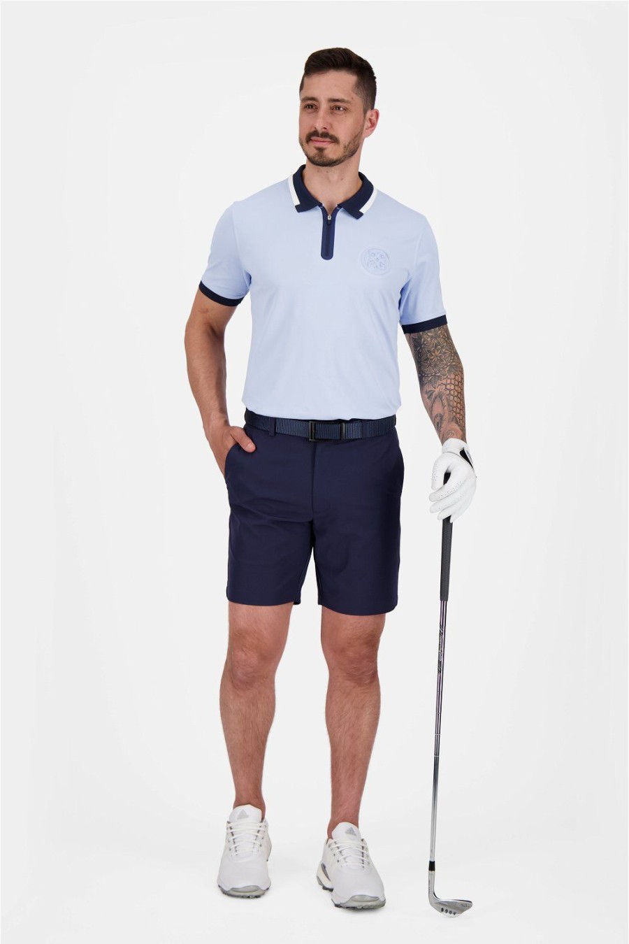 Bekleidung G/FORE Polo | G/Fore - Embossed Logo Tech Pique Polo