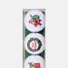 Zubehor SPORTIQUES Geschenkartikel | Sportiques - Golfballe Mit Weihnachtsmotiven