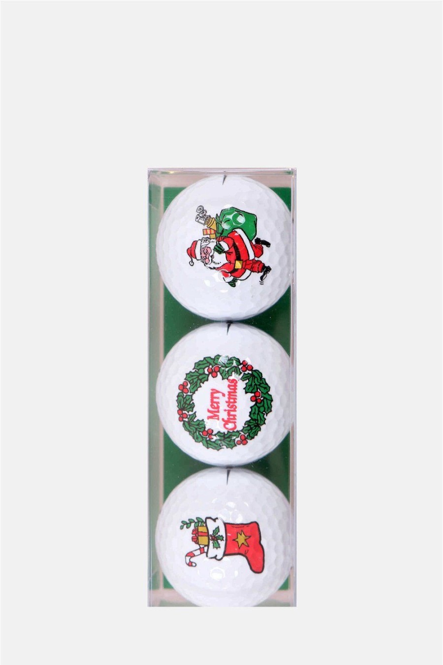 Zubehor SPORTIQUES Geschenkartikel | Sportiques - Golfballe Mit Weihnachtsmotiven