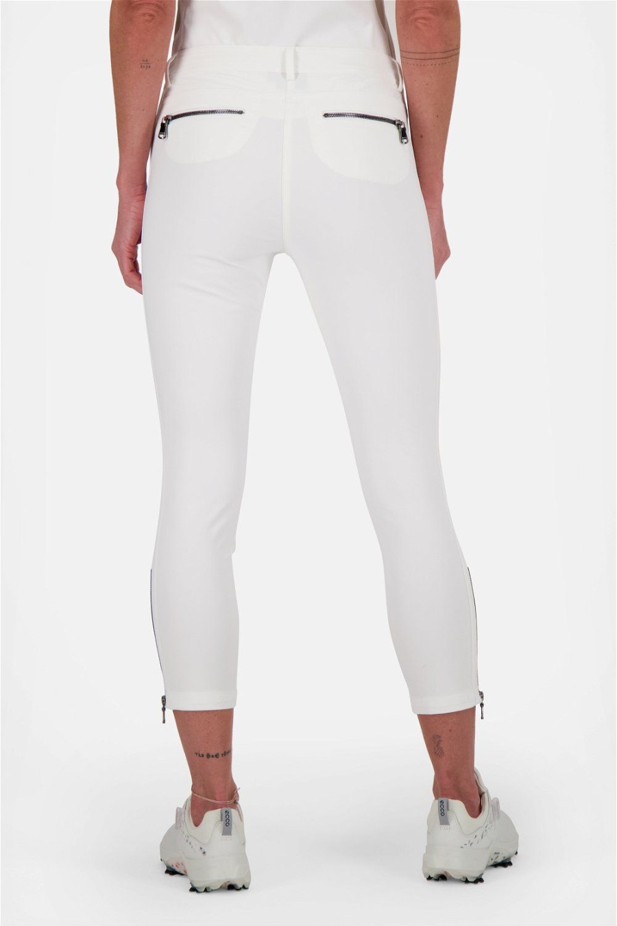 Bekleidung MDC Hosen | Mdc - 4Way Stretch Double Zip Cropped Pants