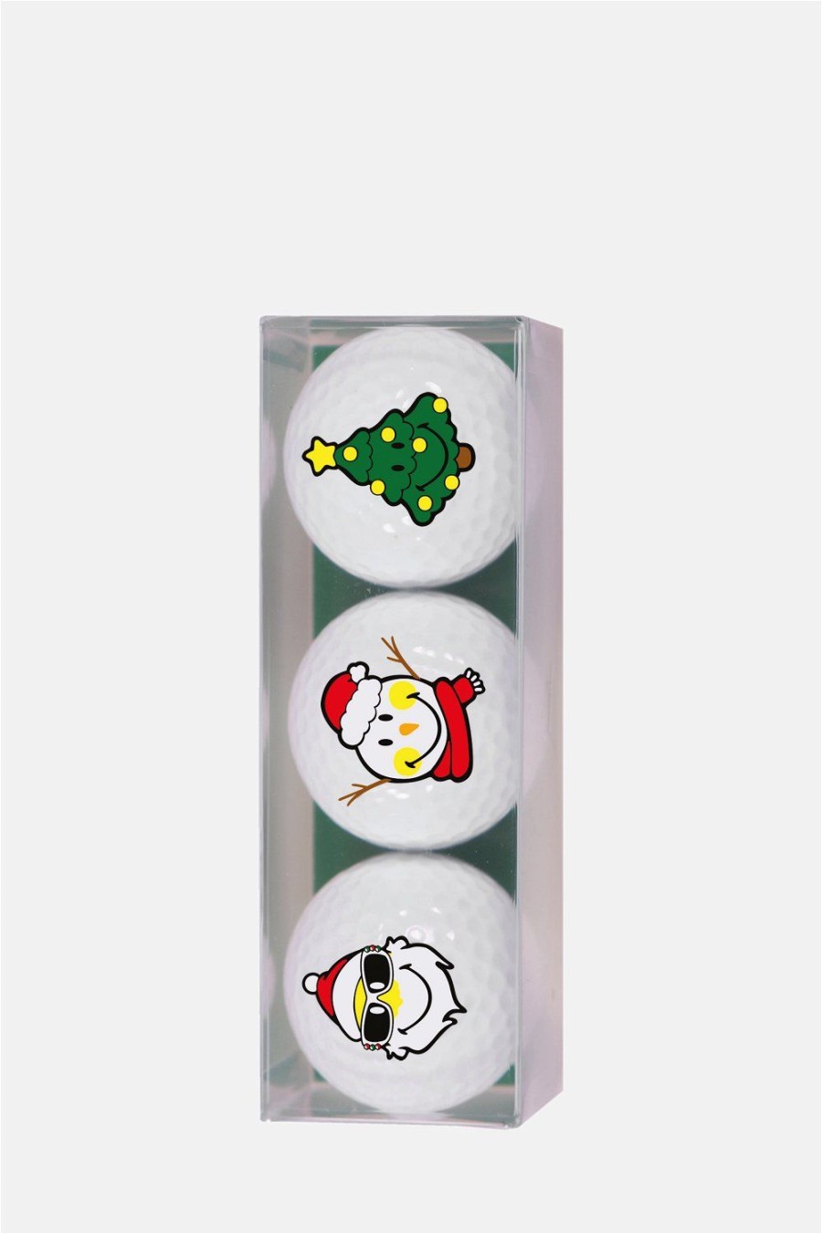 Zubehor SPORTIQUES Geschenkartikel | Sportiques - Golfballe Smiley Xmas