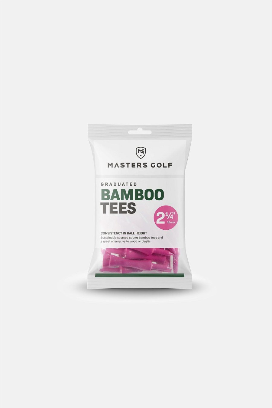 Equipment MASTERS GOLF Tees | Masters Golf - Grad. Bamboo Tees 20Er Pack 2 "