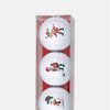 Zubehor SPORTIQUES Geschenkartikel | Sportiques - 3 Golfballe Lustige Weihnachtsfiguren