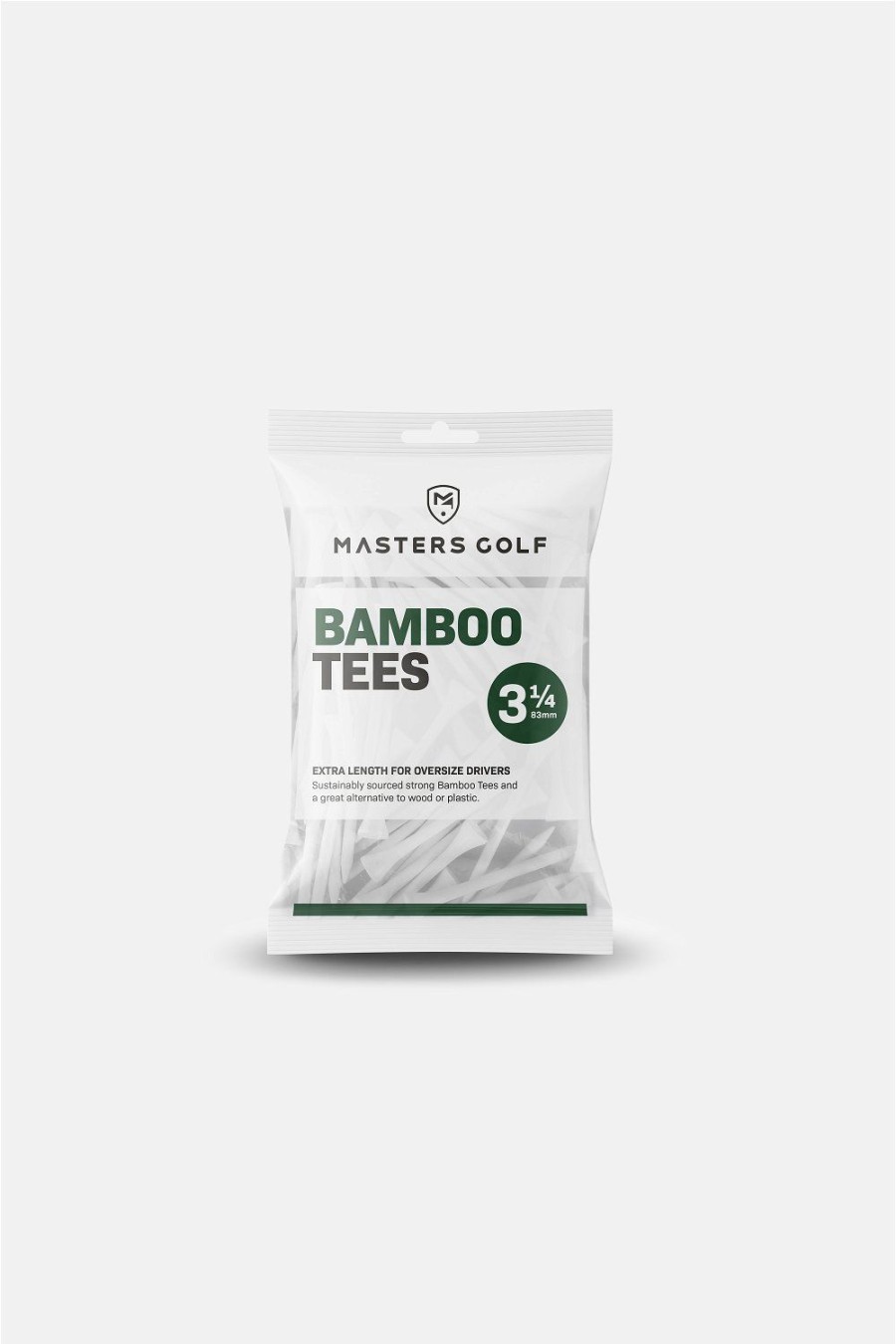 Equipment MASTERS GOLF Tees | Masters Golf - Bamboo Tees 3 " 15Er Pack