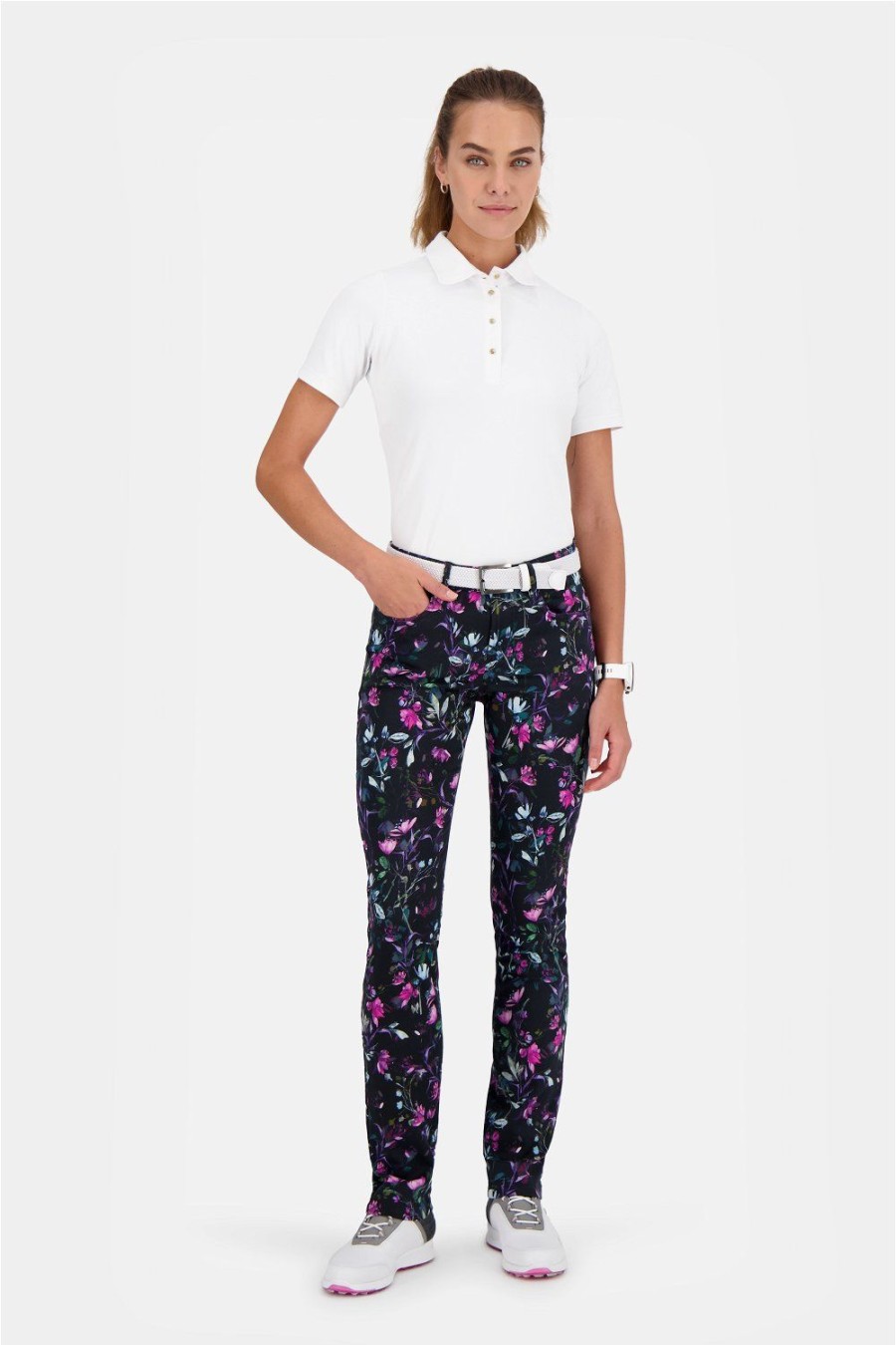 Bekleidung ALBERTO Hosen | Alberto - Julia Wr Flower Print